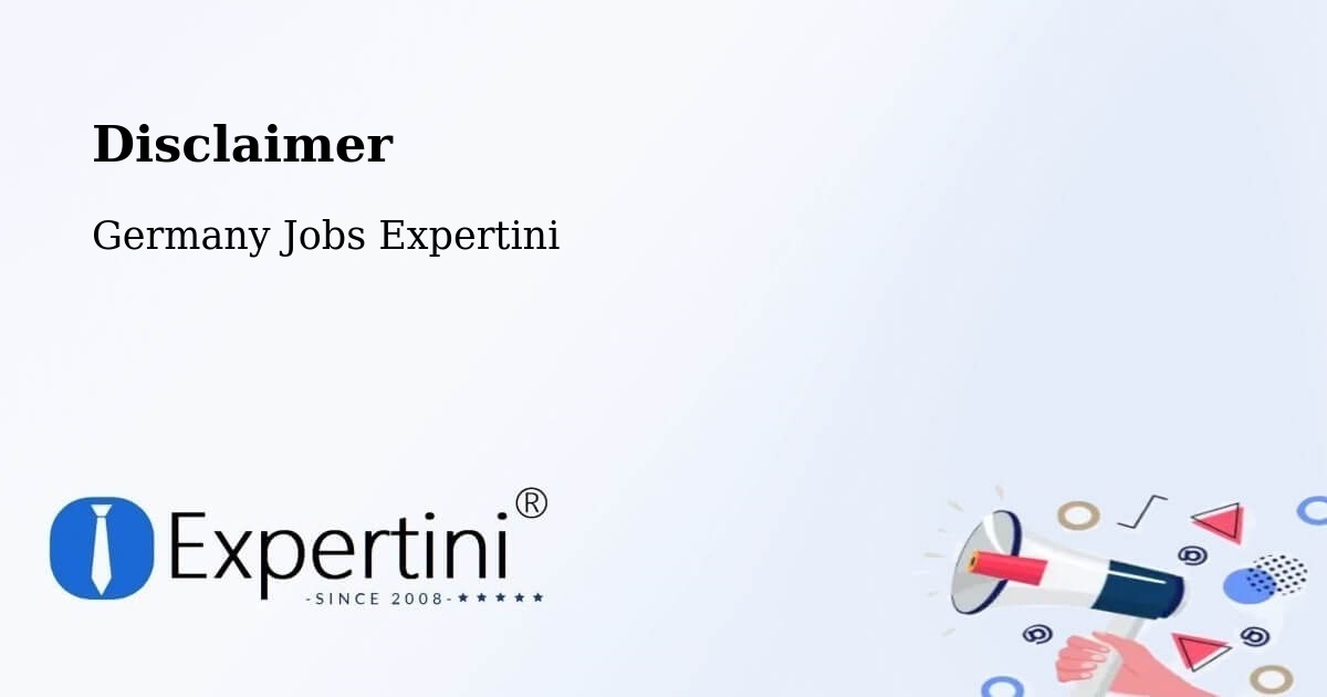 Disclaimer – Plön - Germany Jobs Expertini