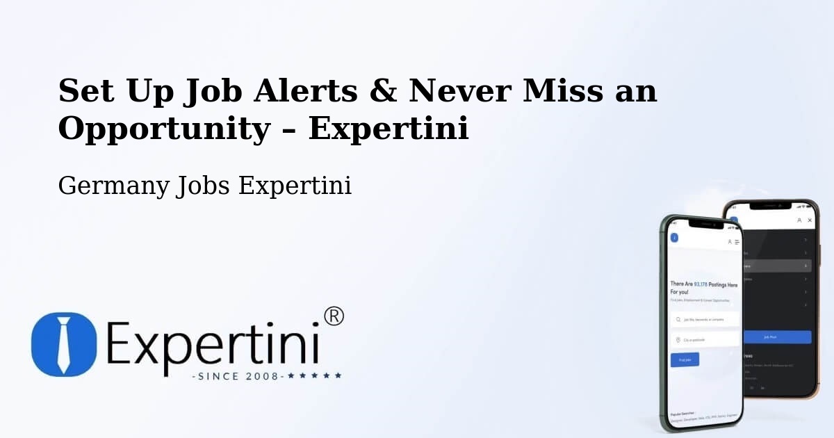 Job Alerts Guide – Get Notified About New Jobs in Plön - Plön, Germany Jobs Expertini
