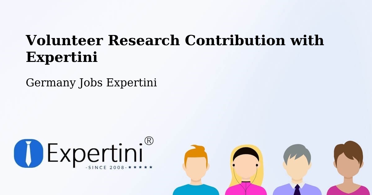 Volunteer Research Contribution Program – Plön - Germany Jobs Expertini